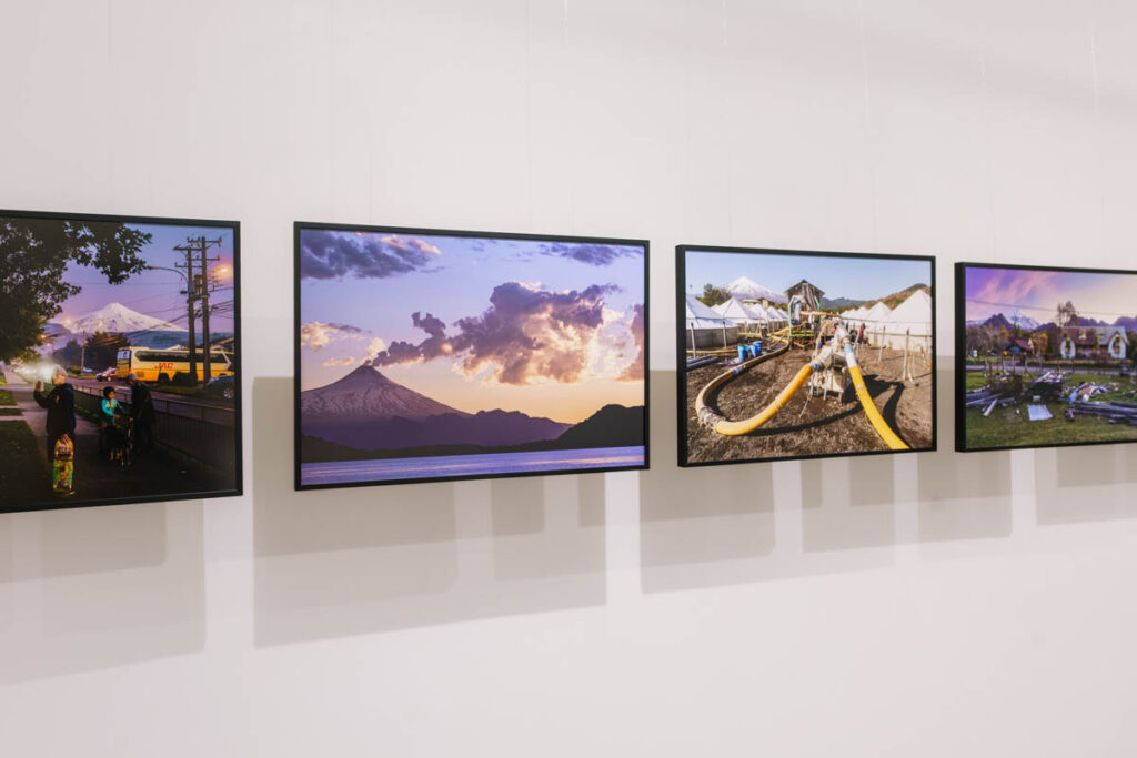 36 vistas del volcán villarrica, Centro Cultural Municipal de Villarrica, Liquen, arte, exposición de fotografía, fotografía, villarrica