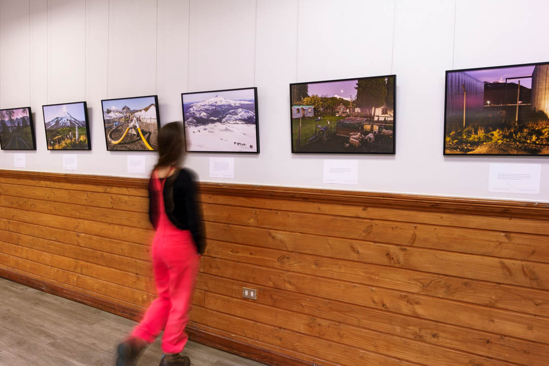 36 vistas del volcan villarrica, Pucón, UFRO Pucón, exposición de fotografía