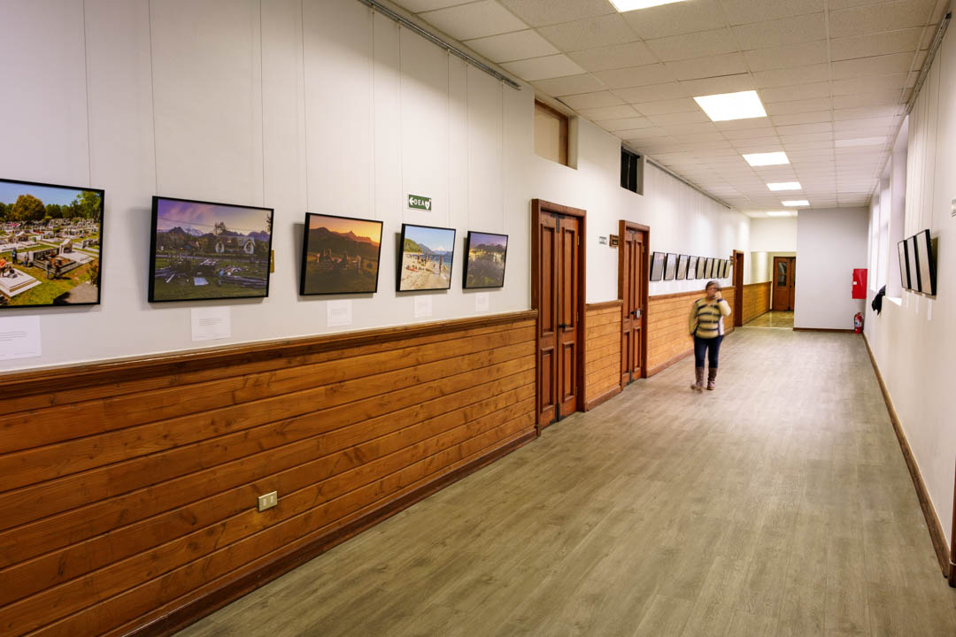 36 vistas del volcan villarrica, Pucón, UFRO Pucón, exposición de fotografía