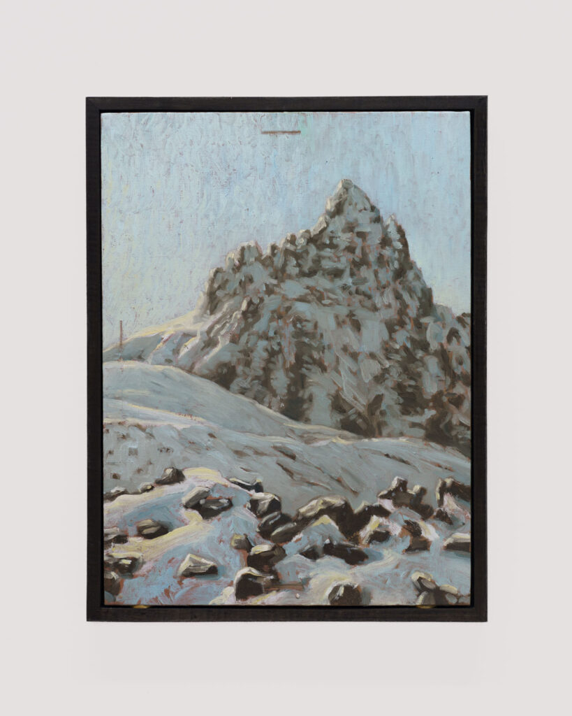 en plein air, entrar a la cordillera, pintura, plein air painting