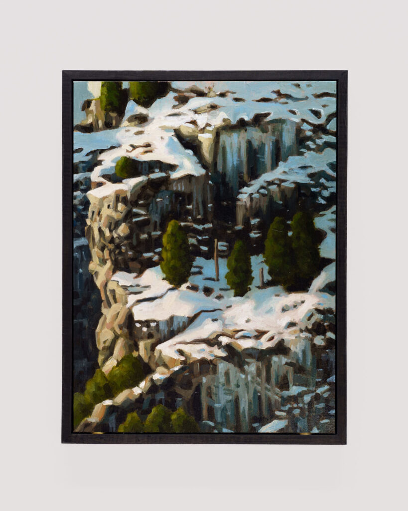 en plein air, entrar a la cordillera, pintura, plein air painting