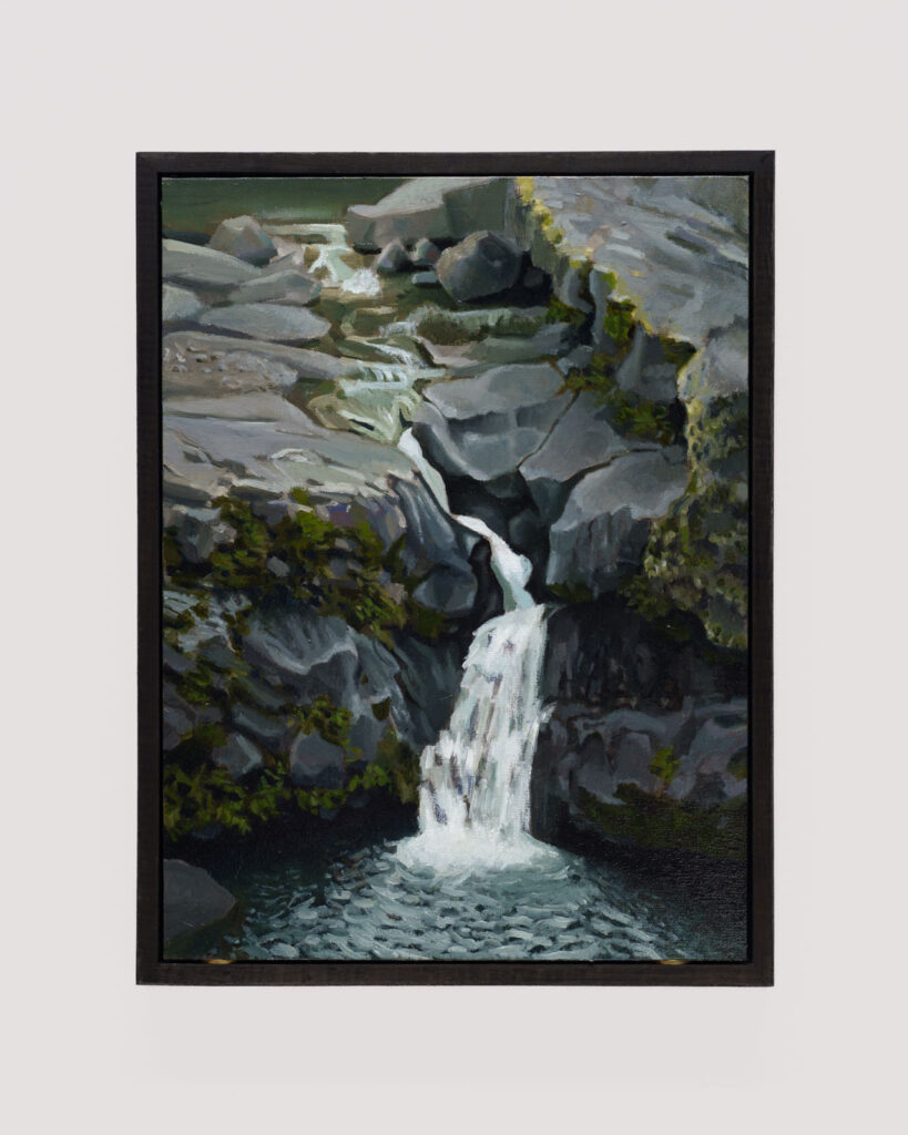 en plein air, entrar a la cordillera, pintura, plein air painting