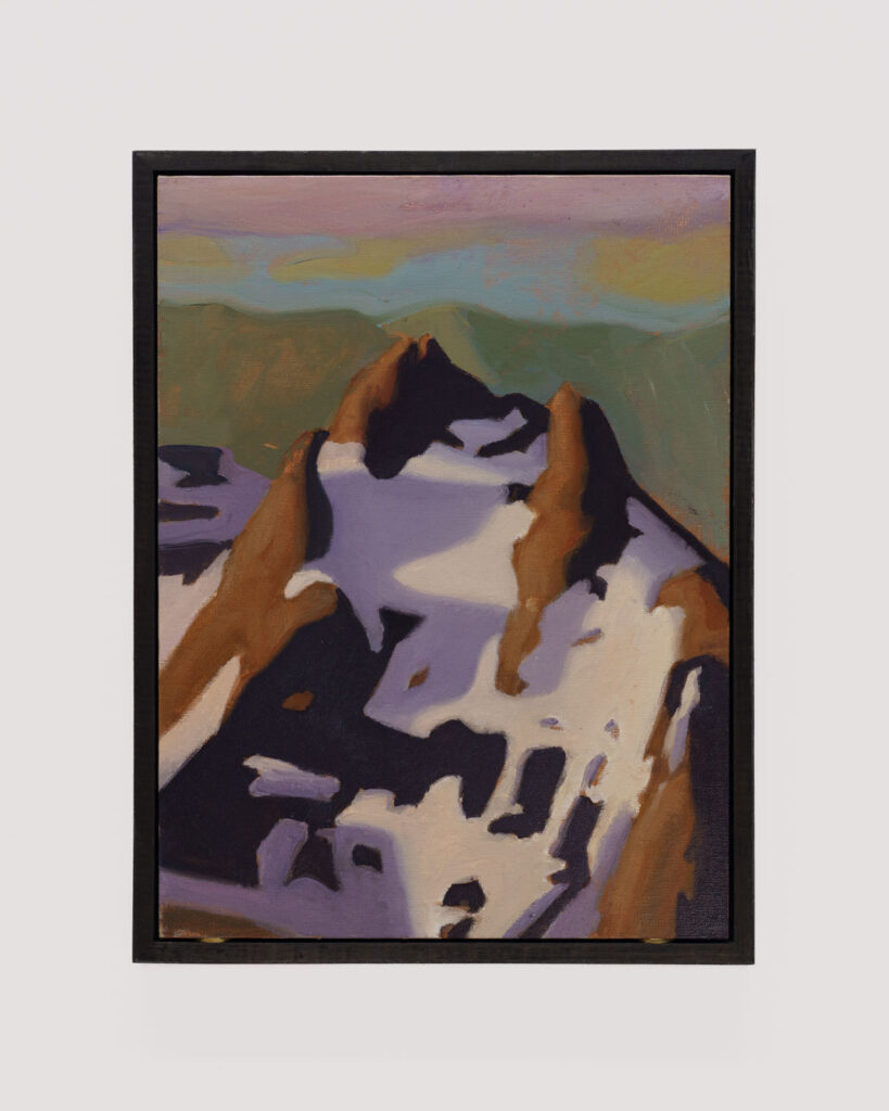 en plein air, entrar a la cordillera, pintura, plein air painting