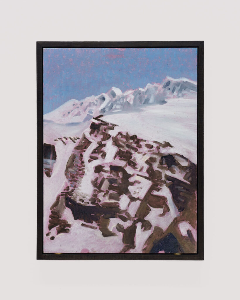 en plein air, entrar a la cordillera, pintura, plein air painting