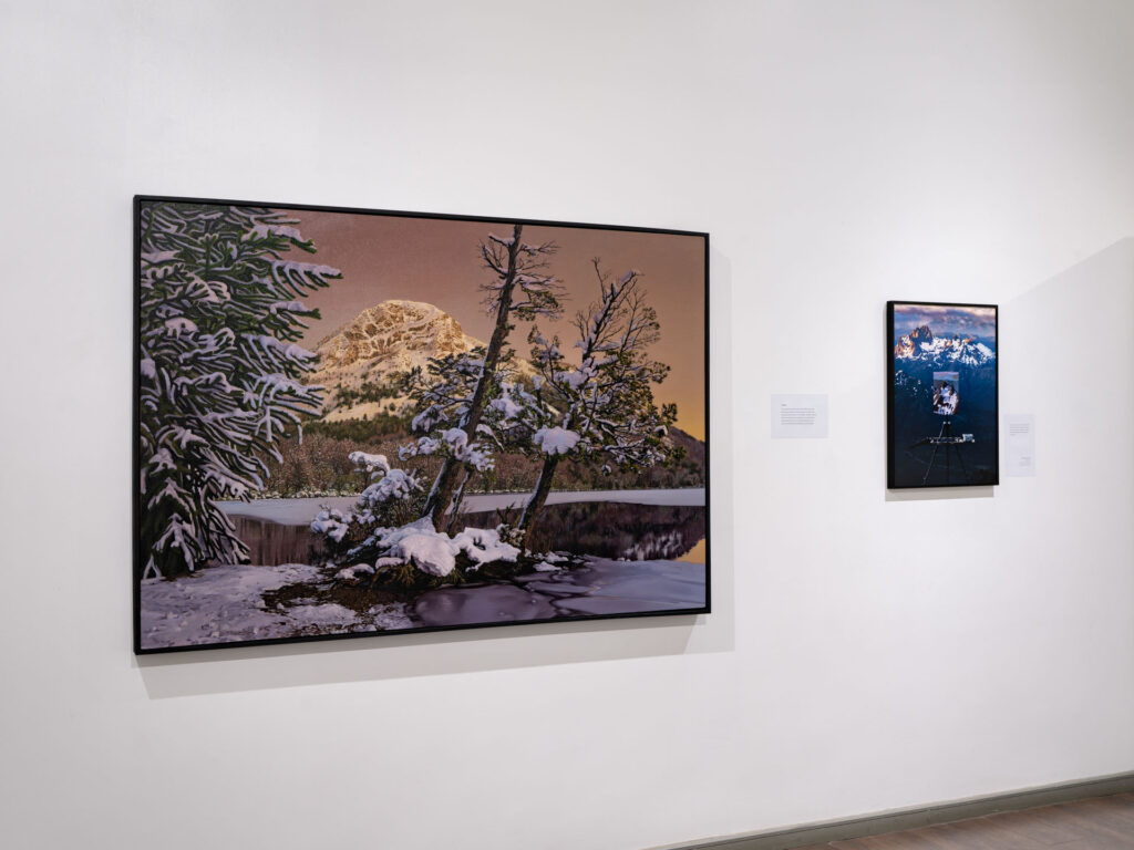 entrar a la cordillera, exposición de pintura, landscape painting, oil painting, pintura