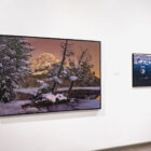 entrar a la cordillera, exposición de pintura, landscape painting, oil painting, pintura